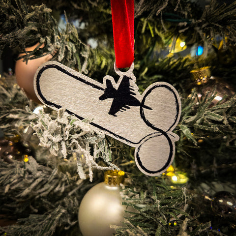 EA-18G Growler 'Sky Art' Christmas Ornament